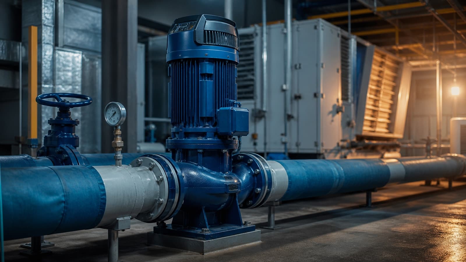 Grundfos TPE Pompa Nedir? HVAC Sistemlerinde Nerelerde Kullanılır? — Vekron Mekanik teknik rehber kapak görseli