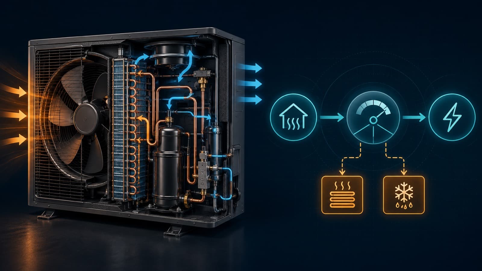 Isı Pompası Ne Kadar Elektrik Harcar? 100, 150, 200 m² için Hesap — kapak görseli