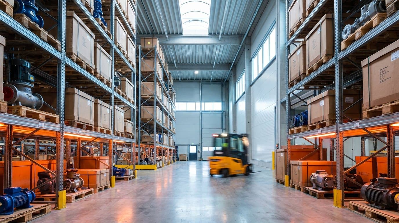 Vekron Mekanik depo ve stok alanı